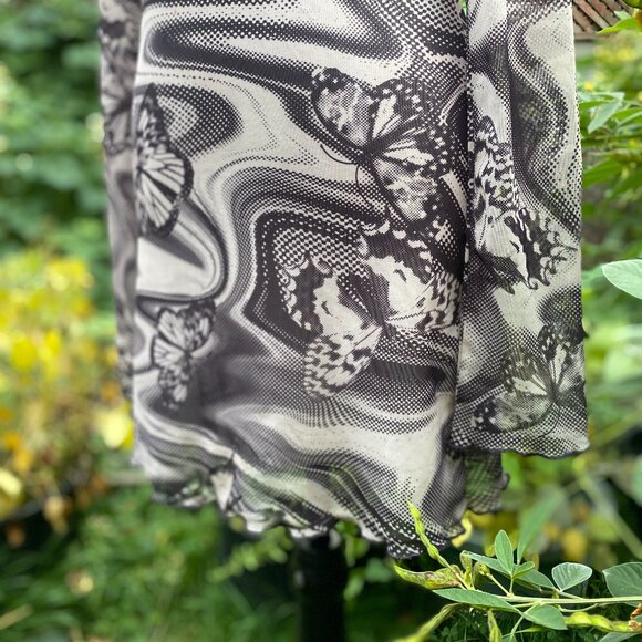 Urban Outfitters UO Alessia Mock Neck Mini Dress Size Medium - Picture 12 of 16